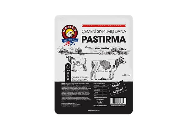 Çemeni Sıyrılmış Pastırma 90 G (Yeni)