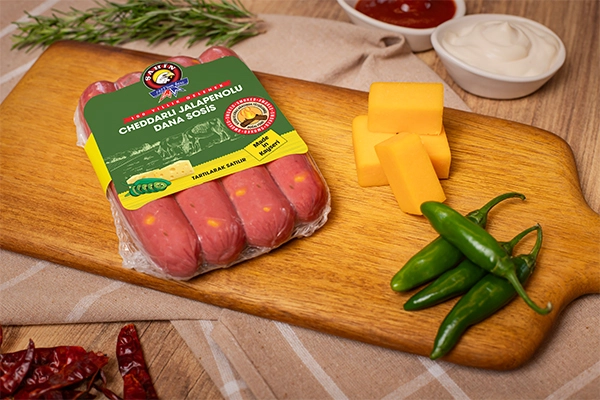 Cheddarlı Jalapenolu Sosis 320 G