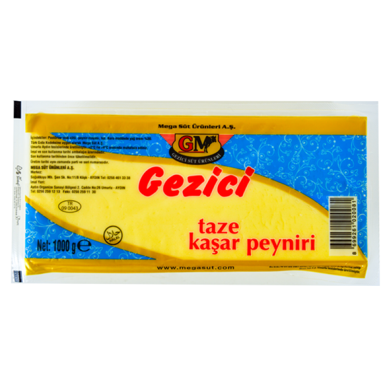 Gezici Kaşar Peyniri (1KG Vakum)